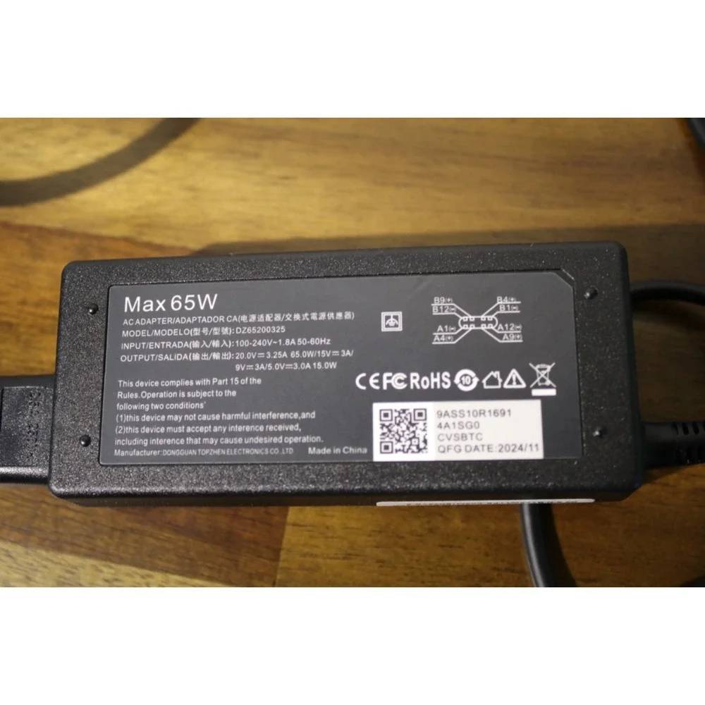 65w type usb-c super fast Laptop charger